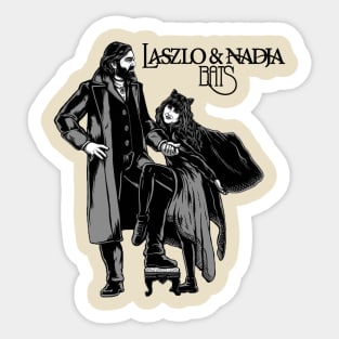 Laszlo And Nadja Sticker